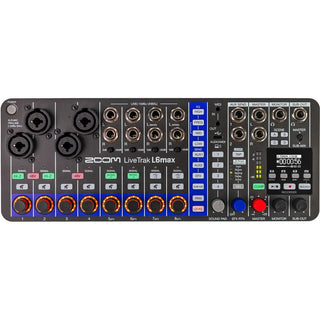 Zoom LiveTrak L6max Portable 12-Channel Mixer and Recorder