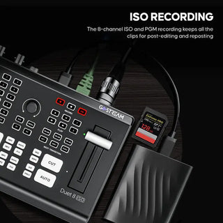 Osee GoStream Duet 8 ISO 8-Channel Video Switcher