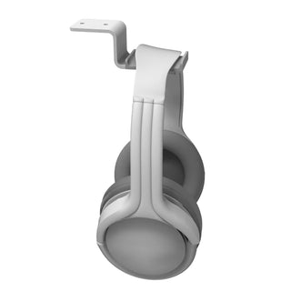 Kanto HHW Universal Under Desk Headphone Hook, White Kanto