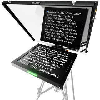 ikan Professional 15" SDI Teleprompter Travel Kit with Widescreen Tally Monitor