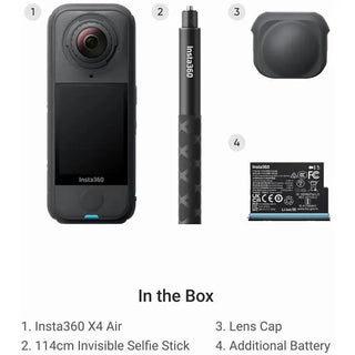 Insta360 X4 Air 360 Camera Starter Bundle