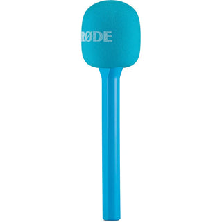 RODE Interview GO Handheld Mic Adapter for Wireless Clip-On Transmitter (Blue)
