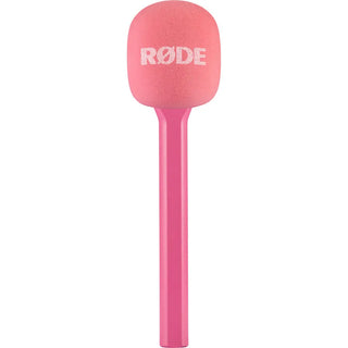 RODE Interview GO Handheld Mic Adapter for Wireless Clip-On Transmitter (Pink)