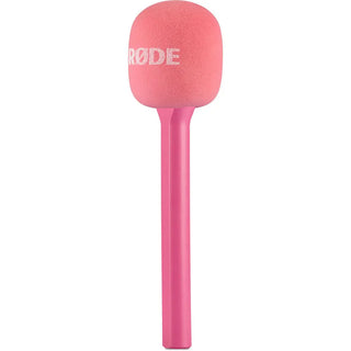 RODE Interview GO Handheld Mic Adapter for Wireless Clip-On Transmitter (Pink)