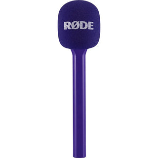 RODE Interview GO Handheld Mic Adapter for Wireless Clip-On Transmitter (Purple)