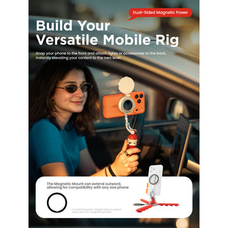 JOBY PZ01 Podzilla Suction Tripod with MagSafe Mount (Red)
