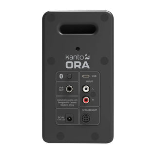 Kanto ORA 100W Powered Reference Desktop Computer Speakers with Bluetooth 5.0 Black Kanto