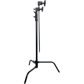 Kupo CS-40MKB 40" Black Sliding Leg C-Stand Kit with Grip Head and Arm