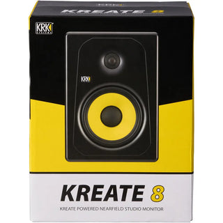 KRK Kreate 8 Active Studio Monitor with Bluetooth (Black, Single)
