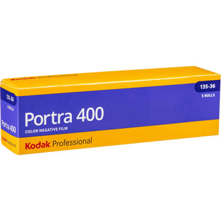 Kodak Professional Portra 400 Color Negative Film (35mm Roll Film, 36 Exposures, 5-Pack)