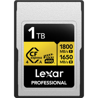 Lexar 512GB Professional GOLD CFexpress 4.0 Type A Memory Card - Copy