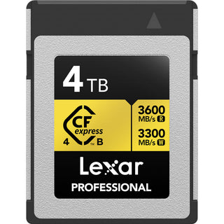 Lexar 512GB Professional GOLD CFexpress 4.0 Type B Memory Card - Copy