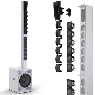 LD Systems MAUI 28 G3 Portable 1000W Powered Column PA System White