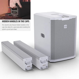 LD Systems MAUI 28 G3 Portable 1000W Powered Column PA System White