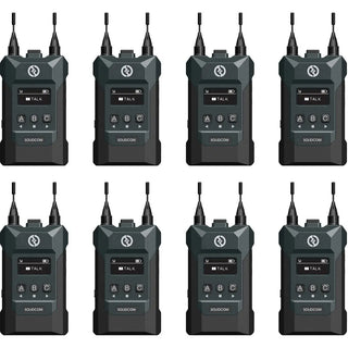 Hollyland Solidcom M1 Full-Duplex Wireless Intercom Solution (8 Beltpacks)