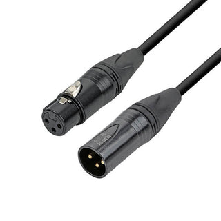 Rockn XLR Male to XLR Female Professional Microphone Cable (3m)