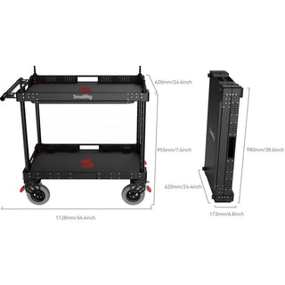 SmallRig MD4573 36" Lightweight Video Production Camera Cart