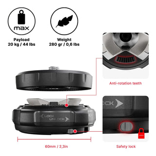 Manfrotto XCHANGE Quick Release System Adapter