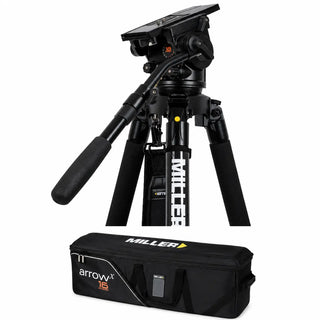 Miller 3068 ArrowX 3 Solo-Q 100 3 Stage CF Tripod System