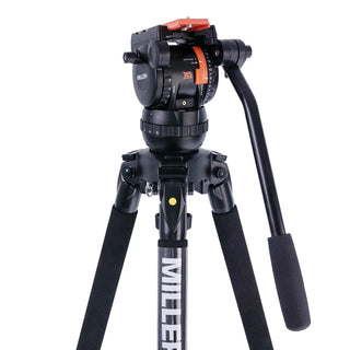 Miller 4090 CXV8 Solo Q-75 3 Stage CF Tripod System 