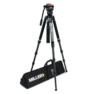 Miller 4090 CXV8 Solo Q-75 3 Stage CF Tripod System 