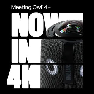 Owl Labs Meeting Owl 4+ UHD 4K 360° Smart Video Conference Camera
