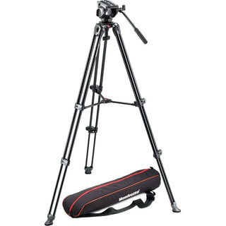 Manfrotto MVH500A Fluid Drag Video Head with MVT502AM Tripod and Carry Bag - Ex-Display