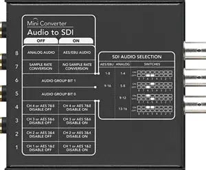 Blackmagic Design Mini Converter Audio to SDI 4K