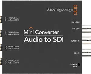 Blackmagic Design Mini Converter Audio to SDI 4K