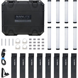 Nanlite PavoTube II 6XR RGB LED Pixel Tube Light (25cm, 8-Light Kit)