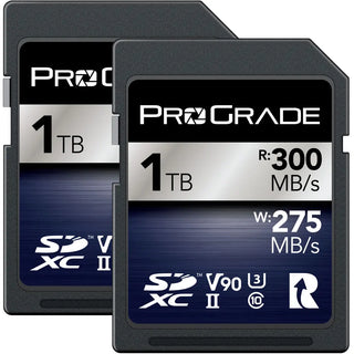 ProGrade Digital 1TB UHS-II V90 SDXC Iridium Memory Card (2-Pack)
