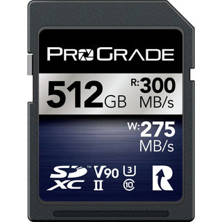 ProGrade Digital 512GB UHS-II V90 SDXC Iridium Memory Card