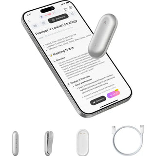 PLAUD AI NotePin (Lunar Silver)