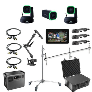 Portable 3-Camera PTZ Livestreaming Bundle