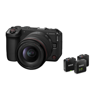 Canon EOS R6 V w/ RF 20-50mm f /4L IS USM PZ Limited Edition w/ RØDE Wireless GO (Gen 3)
