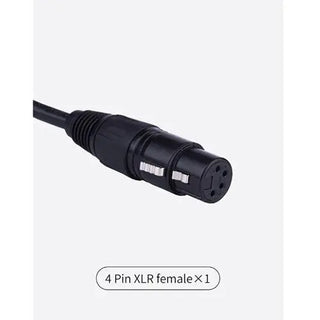 DigitalFoto Solution Limited 4-Pin XLR to 2.1mm DC Power Cable (45cm)