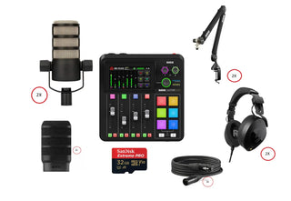 Rode RodeCaster DUO 2-Person Podcasting Kit MKII