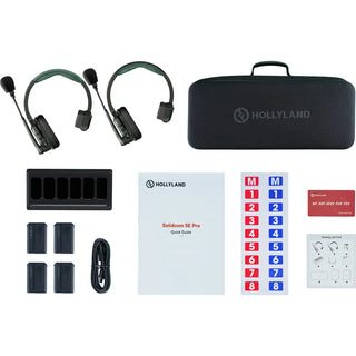 Hollyland Solidcom SE Pro 2S 2-Person Full-Duplex Single-Ear Headset Intercom System