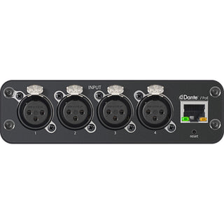 Shure ANI4IN 4-Channel Dante Mic/Line Audio Network Interface Unit (XLR Inputs)