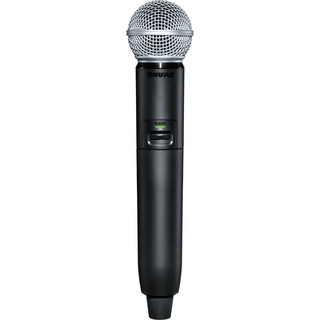 Shure GLXD24R+ Dual-Band Wireless Vocal Rack System with SM58 Microphone