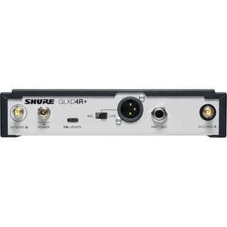 Shure GLXD24R+ Dual-Band Wireless Vocal Rack System with SM58 Microphone
