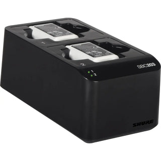 Shure SBC203 Dual-Docking Recharging Station + 2x SB903 Rechargeable Battery for SLX-D Transmitter Set