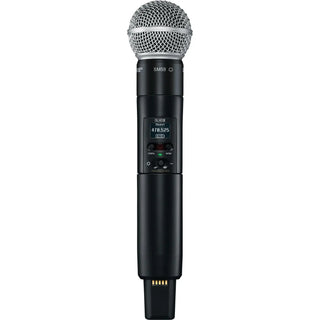 Shure SLXD24D/SM58 Dual-Channel Digital Wireless Handheld Microphone System with SM58 Capsules (520 to 564 MHz)