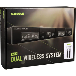 Shure SLXD24D/SM58 Dual-Channel Digital Wireless Handheld Microphone System with SM58 Capsules (L57: 650 - 694MHz)
