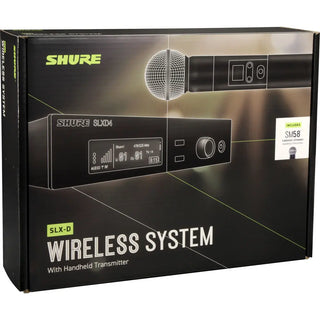 Shure SLXD24/SM58 Digital Wireless Handheld Microphone System with SM58 Capsule (L57: 650 - 694MHz)