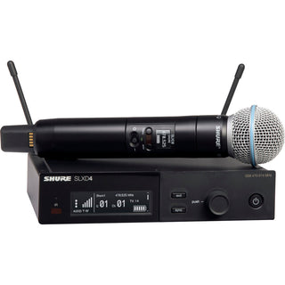 Shure SLXD24/B58 Digital Wireless Handheld Microphone System with Beta 58A Capsule (H58: 520 to 606 MHz)
