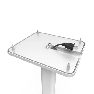 Kanto SP32PLW 32" Tall Bookshelf Speaker Floor Stands - Pair, White Kanto