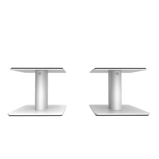Kanto SP6HDW 6" Tall Universal Desktop Speaker Stand - Pair, White Kanto