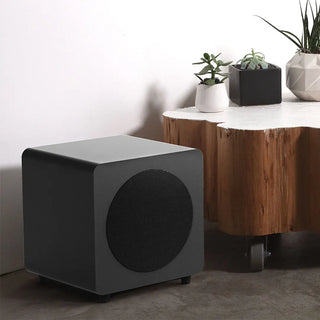 Kanto SUB8 300W 8" Sealed Powered Subwoofer, Matte Black Kanto
