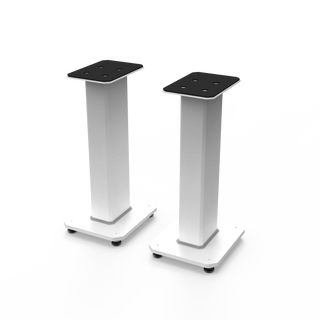 Kanto SX22W 22" Tall Fillable Speaker Stands with Isolation Feet - Pair, White Kanto
